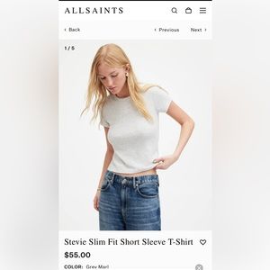 Allsaints Cotton T-shirts